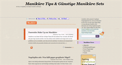 Desktop Screenshot of manikuere.com